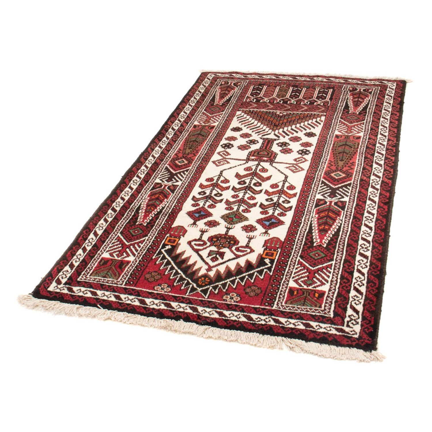 Alfombra de pasillo Alfombra Belutsch - 175 x 97 cm - beige