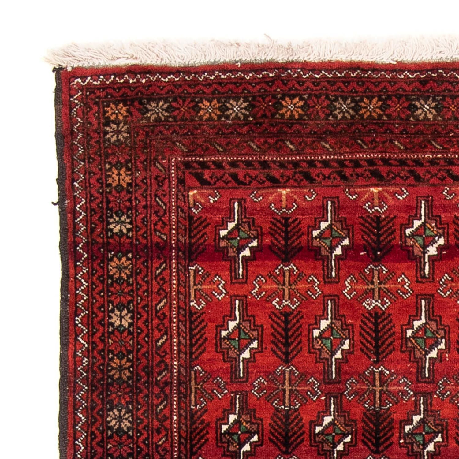Alfombra de pasillo Alfombra Belutsch - 187 x 105 cm - rojo