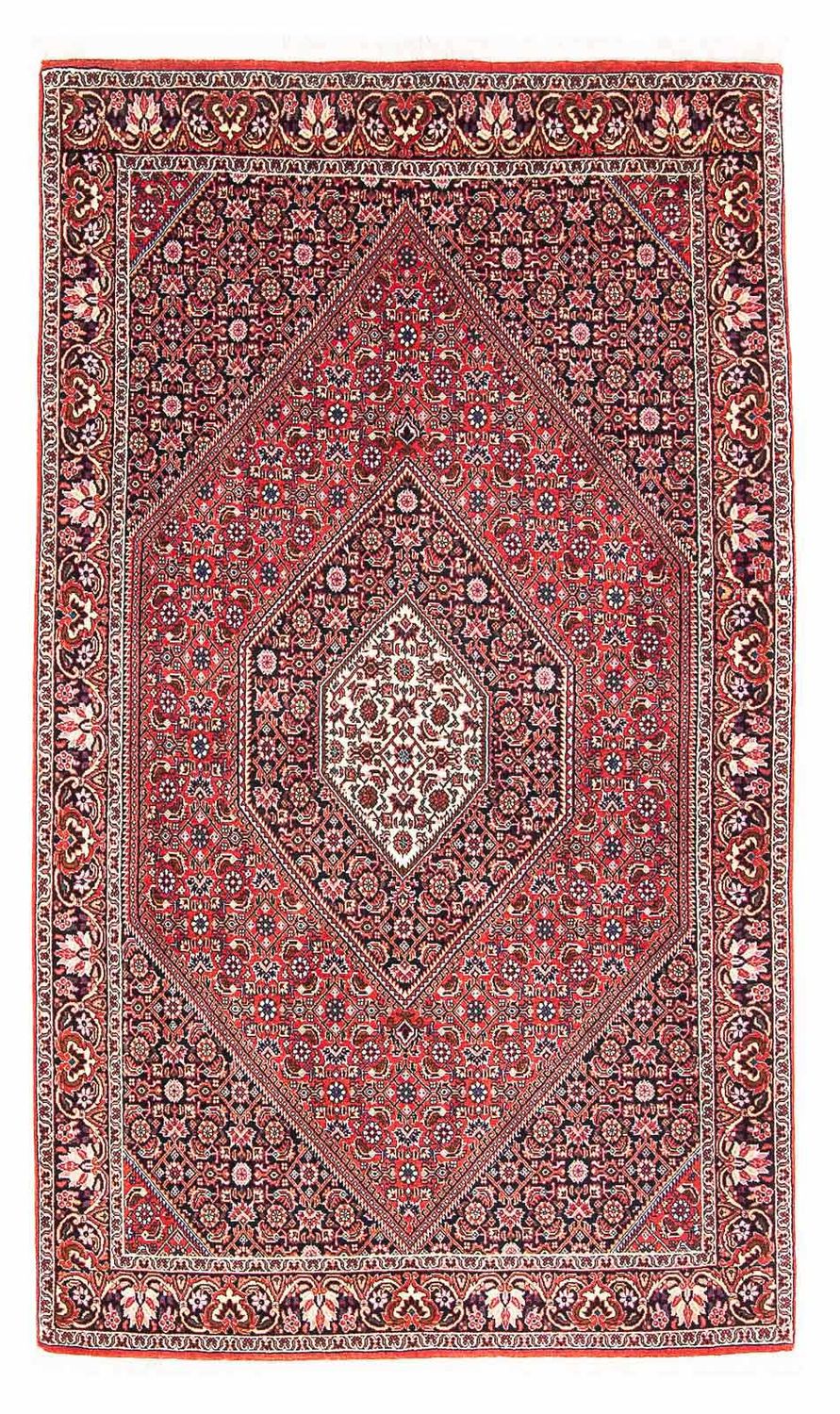 Alfombra persa - Bidjar - 186 x 110 cm - rojo