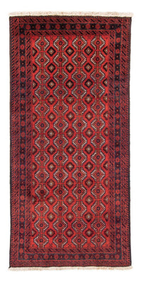 Alfombra de pasillo Alfombra Belutsch - 185 x 97 cm - rojo