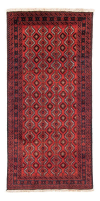 Alfombra de pasillo Alfombra Belutsch - 185 x 97 cm - rojo