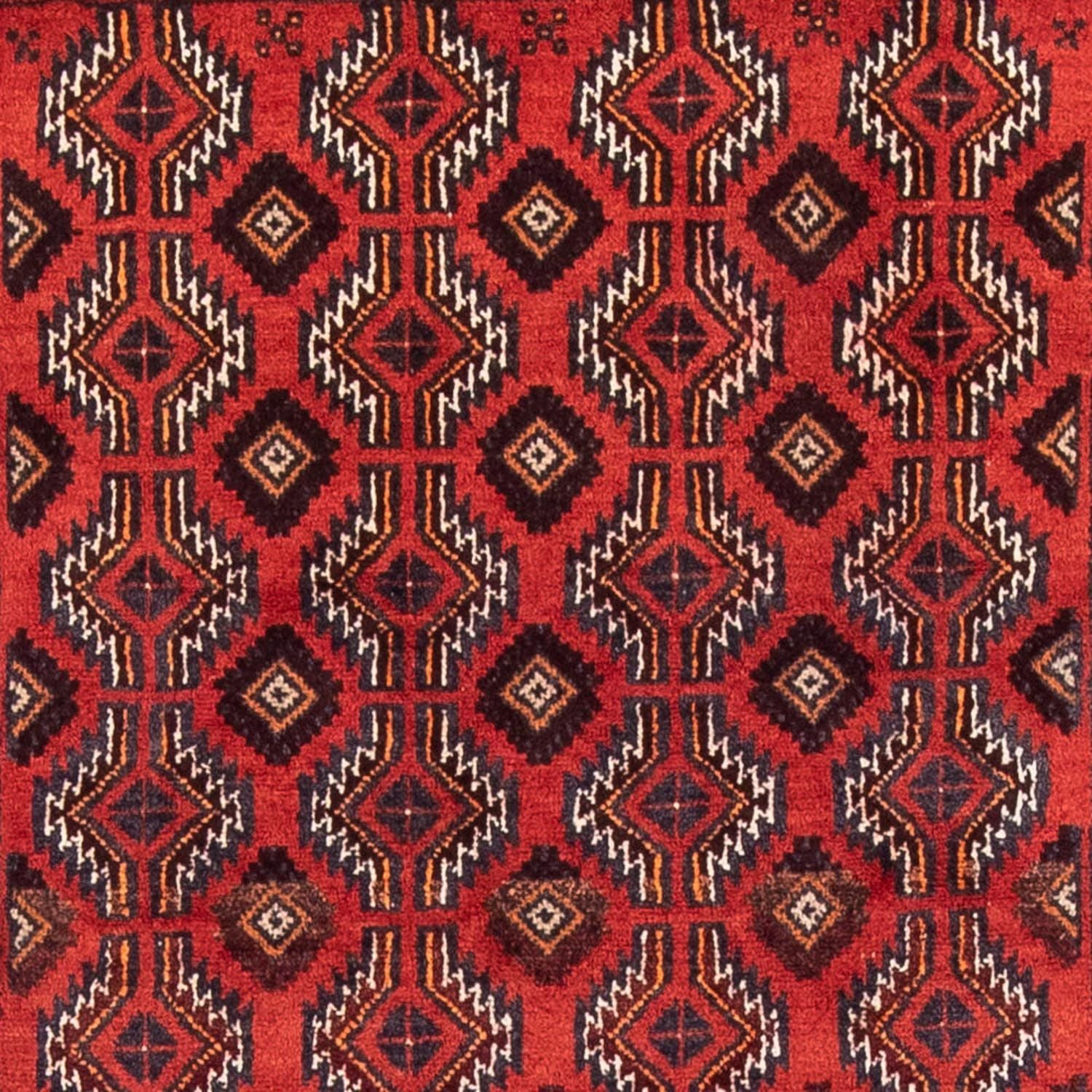 Alfombra de pasillo Alfombra Belutsch - 185 x 97 cm - rojo