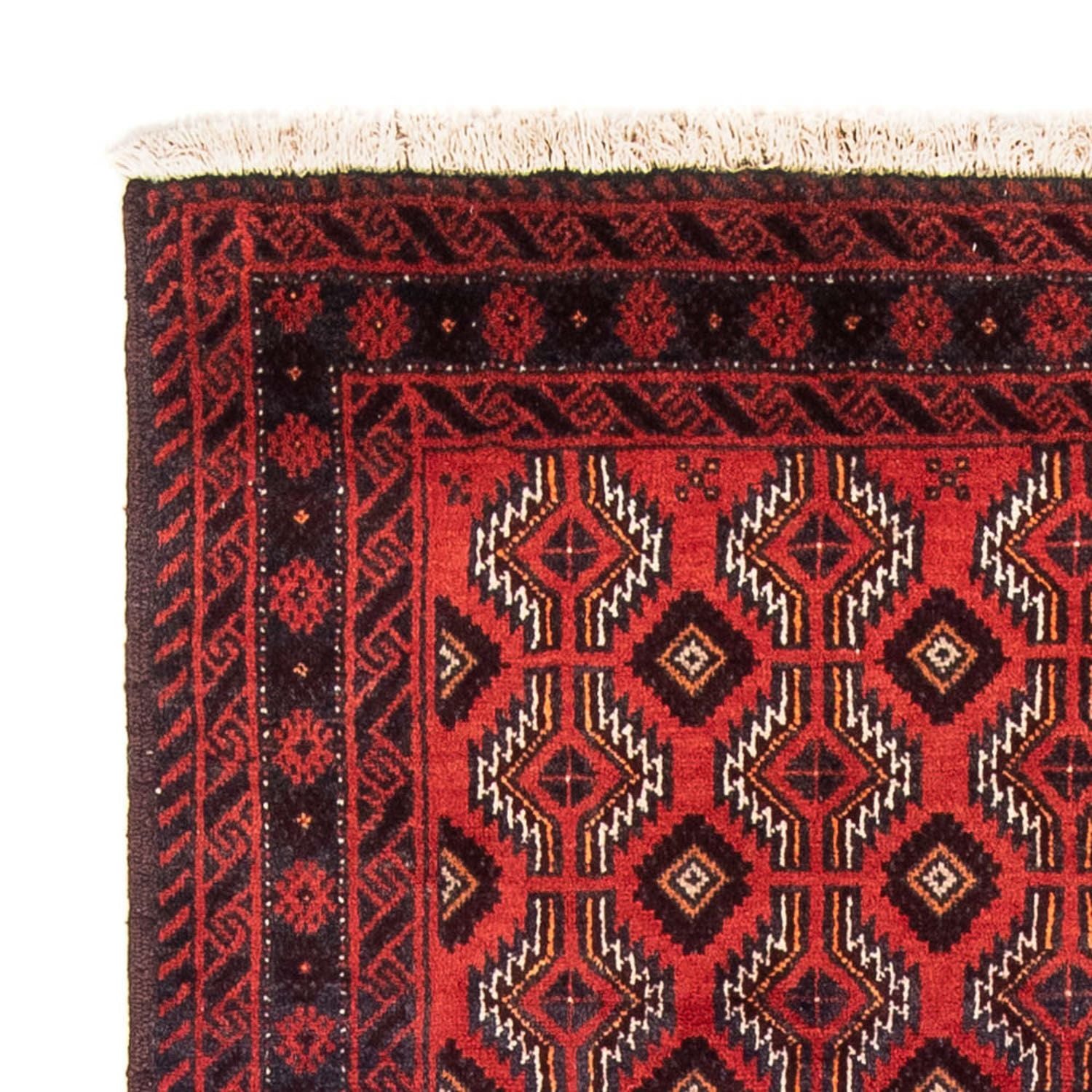 Alfombra de pasillo Alfombra Belutsch - 185 x 97 cm - rojo