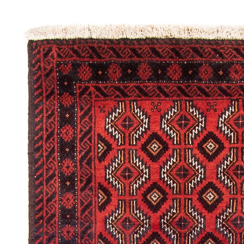 Alfombra de pasillo Alfombra Belutsch - 185 x 97 cm - rojo