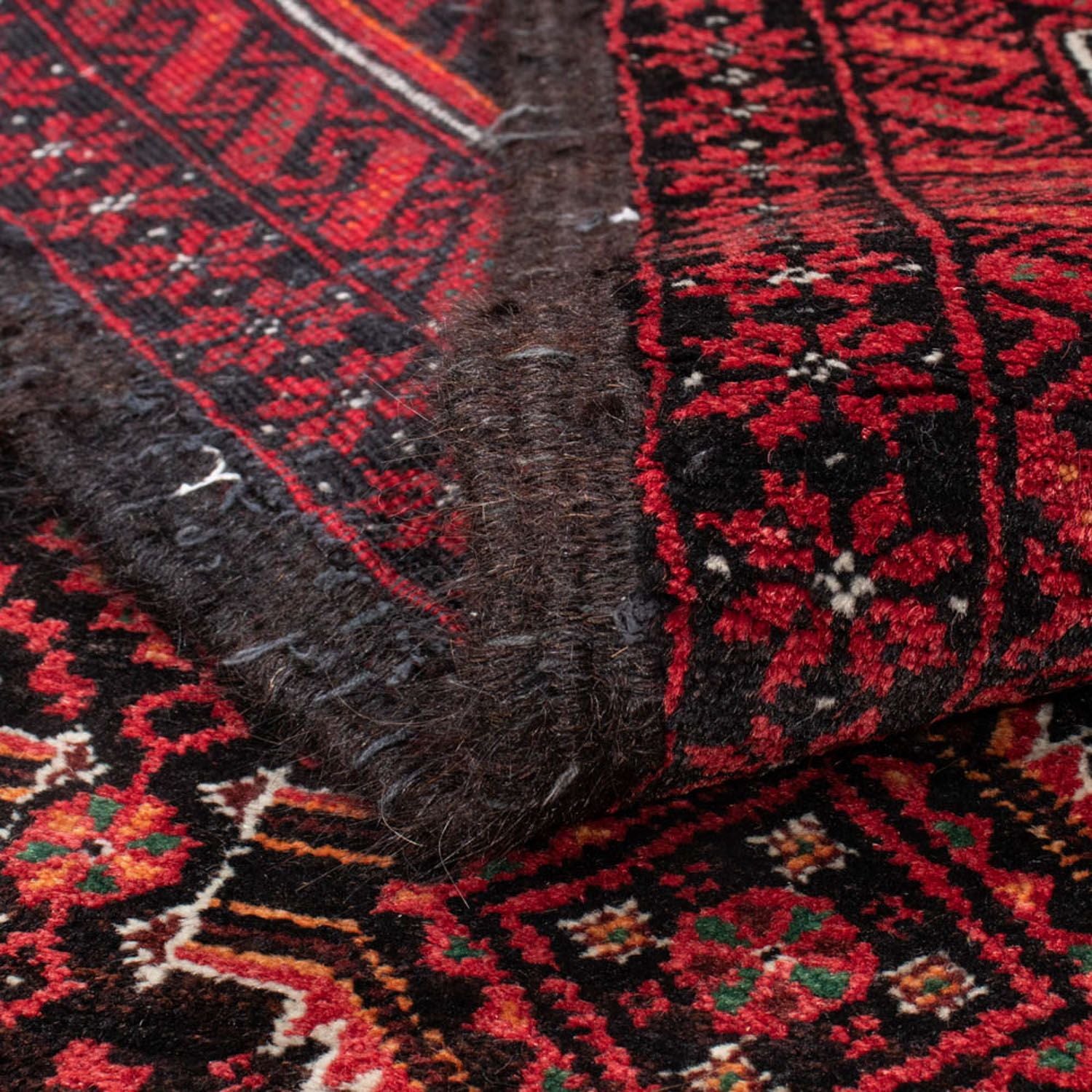 Alfombra de pasillo Alfombra Belutsch - 185 x 97 cm - rojo