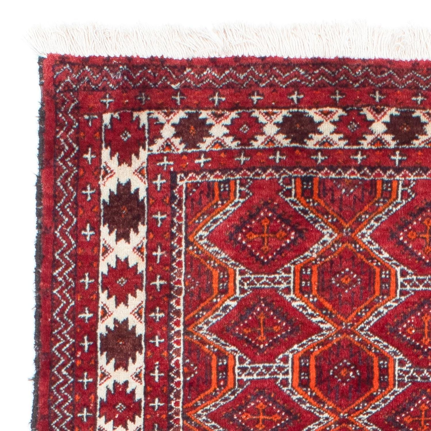 Alfombra de pasillo Alfombra Belutsch - 180 x 91 cm - rojo