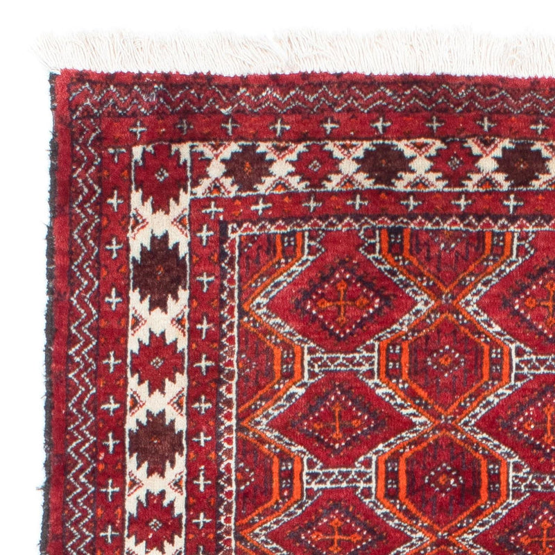 Alfombra de pasillo Alfombra Belutsch - 180 x 91 cm - rojo