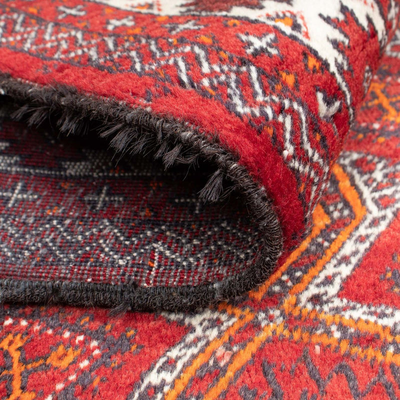Alfombra de pasillo Alfombra Belutsch - 180 x 91 cm - rojo