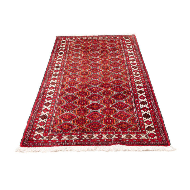 Alfombra de pasillo Alfombra Belutsch - 180 x 91 cm - rojo