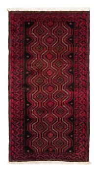 Alfombra de pasillo Alfombra Belutsch - 180 x 96 cm - rojo