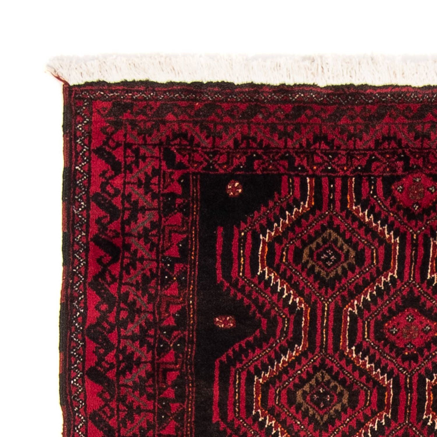 Alfombra de pasillo Alfombra Belutsch - 180 x 96 cm - rojo