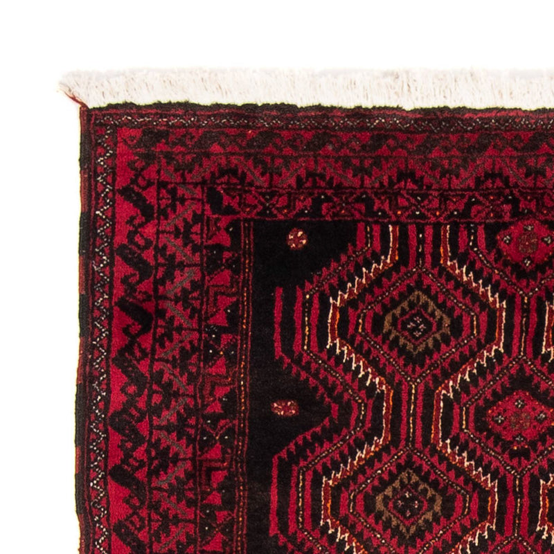 Alfombra de pasillo Alfombra Belutsch - 180 x 96 cm - rojo