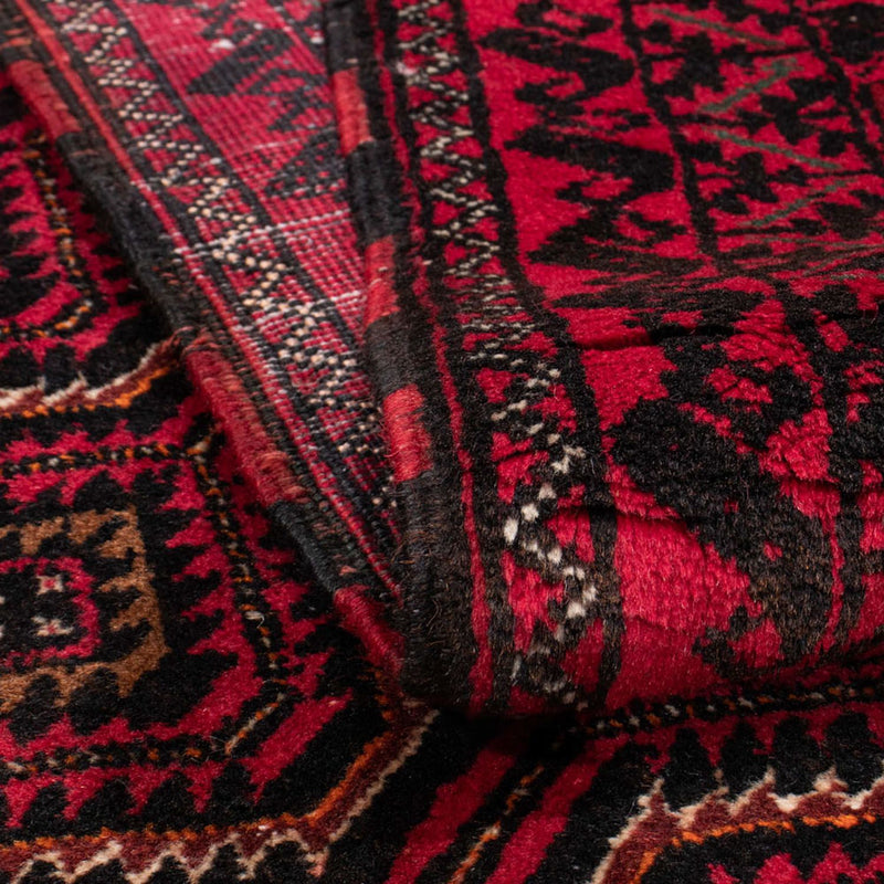 Alfombra de pasillo Alfombra Belutsch - 180 x 96 cm - rojo