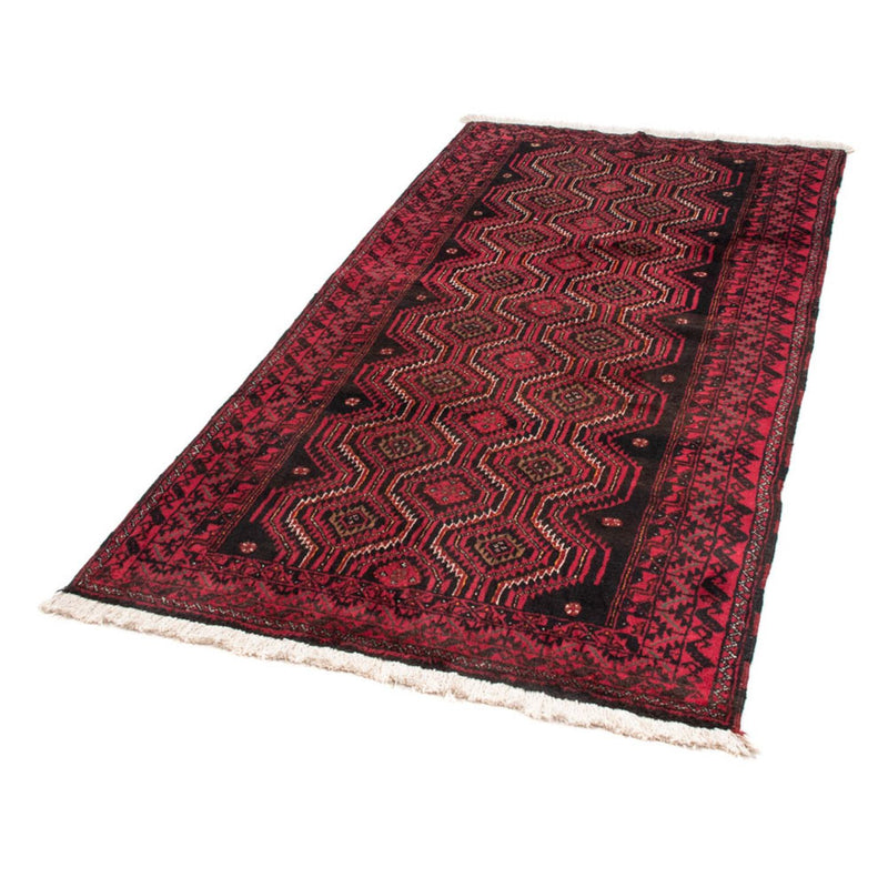 Alfombra de pasillo Alfombra Belutsch - 180 x 96 cm - rojo