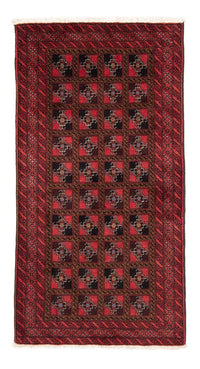 Alfombra de pasillo Alfombra Belutsch - 197 x 104 cm - rojo