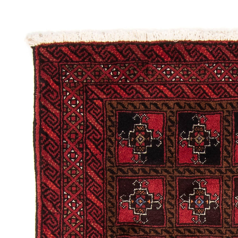 Alfombra de pasillo Alfombra Belutsch - 197 x 104 cm - rojo
