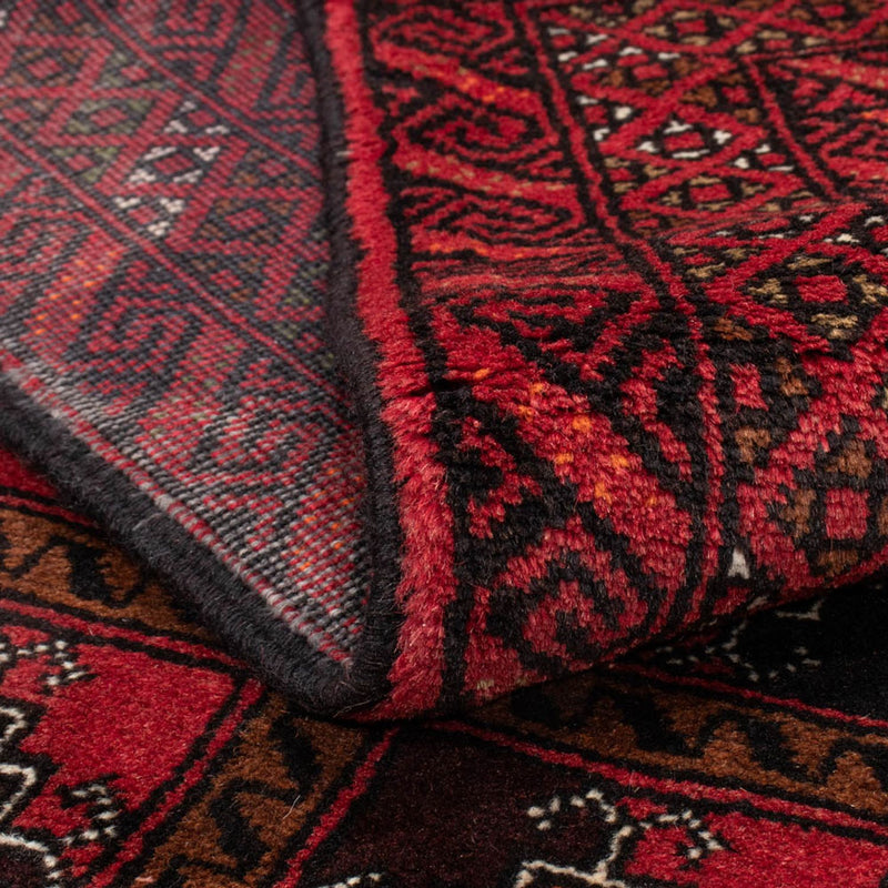 Alfombra de pasillo Alfombra Belutsch - 197 x 104 cm - rojo
