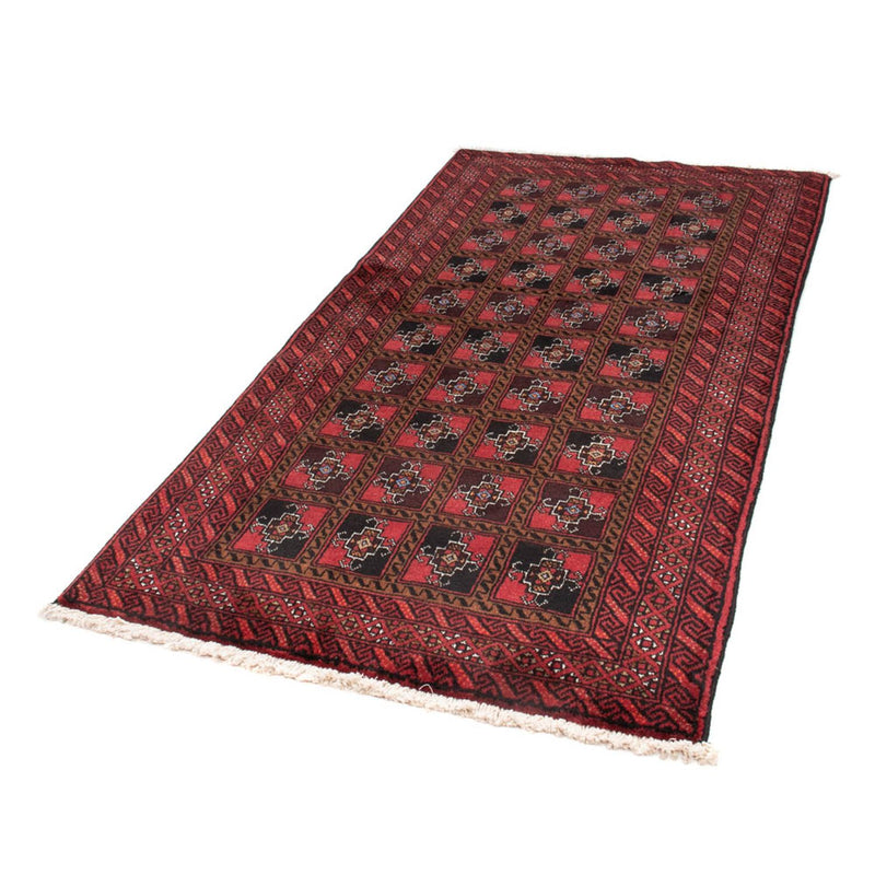 Alfombra de pasillo Alfombra Belutsch - 197 x 104 cm - rojo