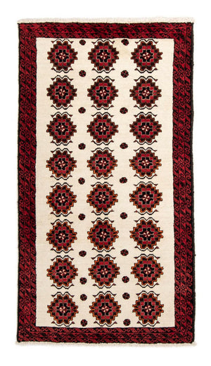 Alfombra de pasillo Alfombra Belutsch - 185 x 99 cm - beige