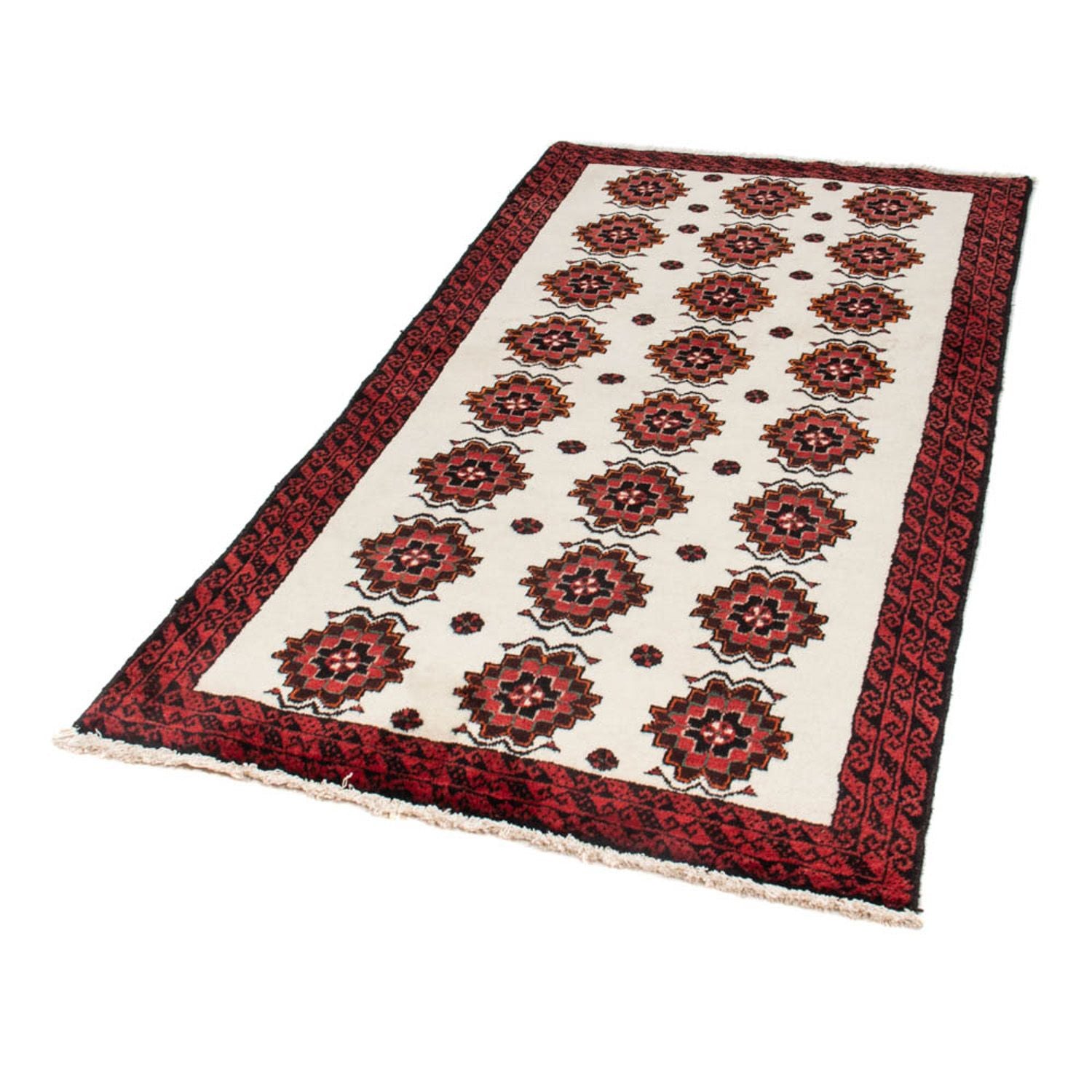 Alfombra de pasillo Alfombra Belutsch - 185 x 99 cm - beige