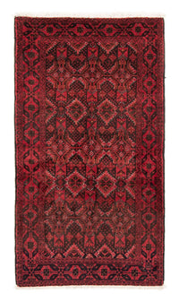 Alfombra de pasillo Alfombra Belutsch - 196 x 100 cm - rojo