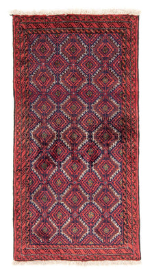 Alfombra de pasillo Alfombra Belutsch - 176 x 89 cm - rojo
