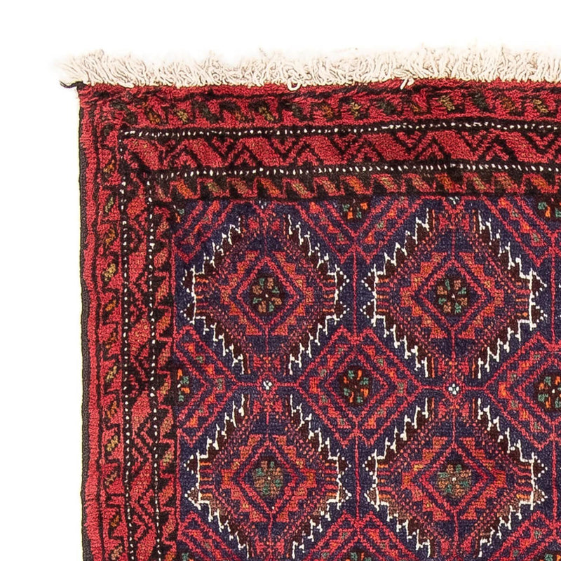 Alfombra de pasillo Alfombra Belutsch - 176 x 89 cm - rojo