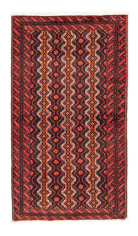 Alfombra de pasillo Alfombra Belutsch - 180 x 98 cm - rojo