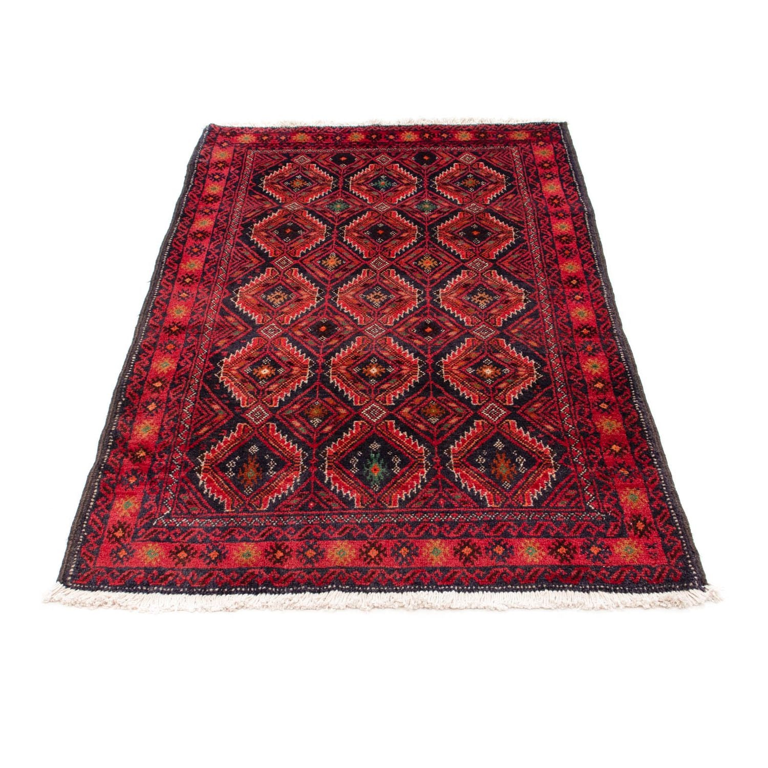 Alfombra Belutsch - 159 x 89 cm - azul oscuro