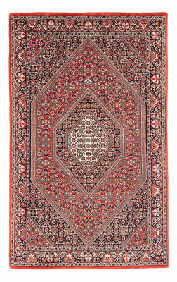 Alfombra persa - Bidjar - 186 x 109 cm - rojo