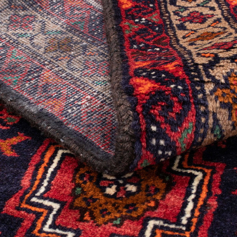 Alfombra de pasillo Alfombra Belutsch - 194 x 104 cm - rojo