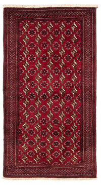 Alfombra de pasillo Alfombra Belutsch - 194 x 101 cm - rojo oscuro