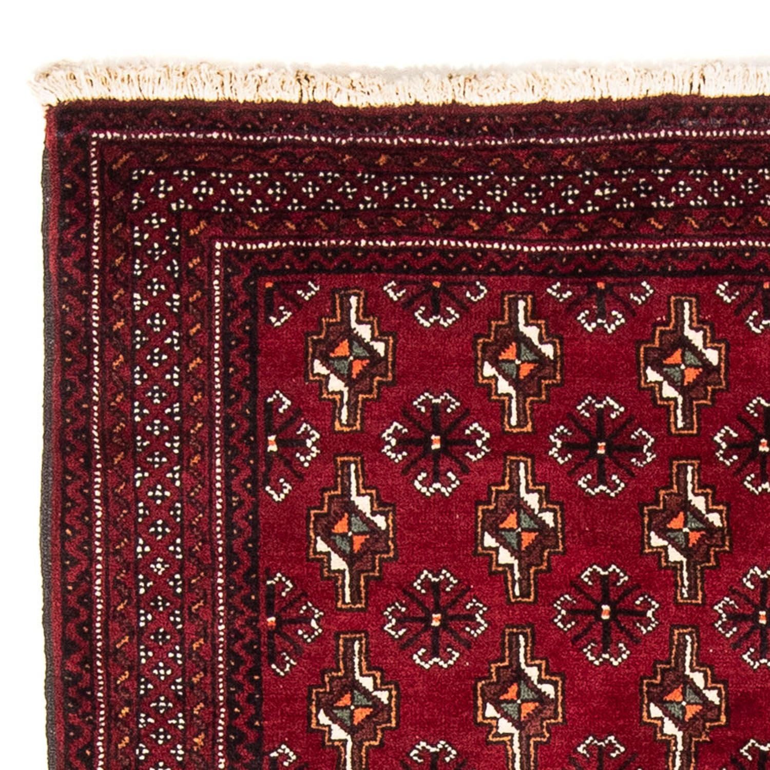 Alfombra de pasillo Alfombra Belutsch - 194 x 101 cm - rojo oscuro