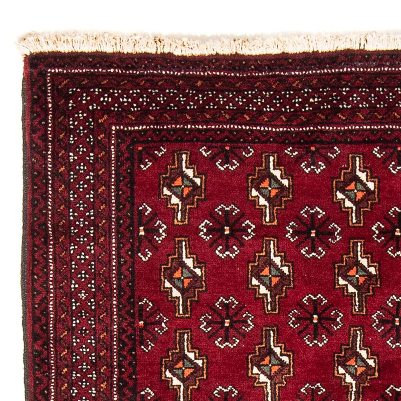 Alfombra de pasillo Alfombra Belutsch - 194 x 101 cm - rojo oscuro