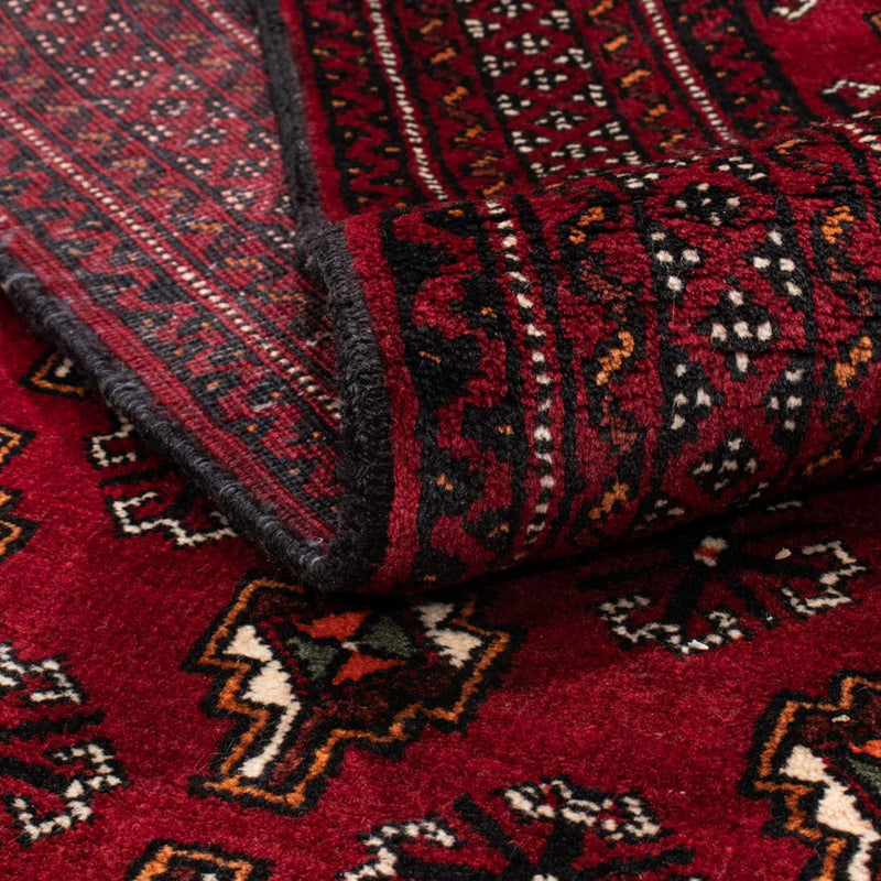 Alfombra de pasillo Alfombra Belutsch - 194 x 101 cm - rojo oscuro
