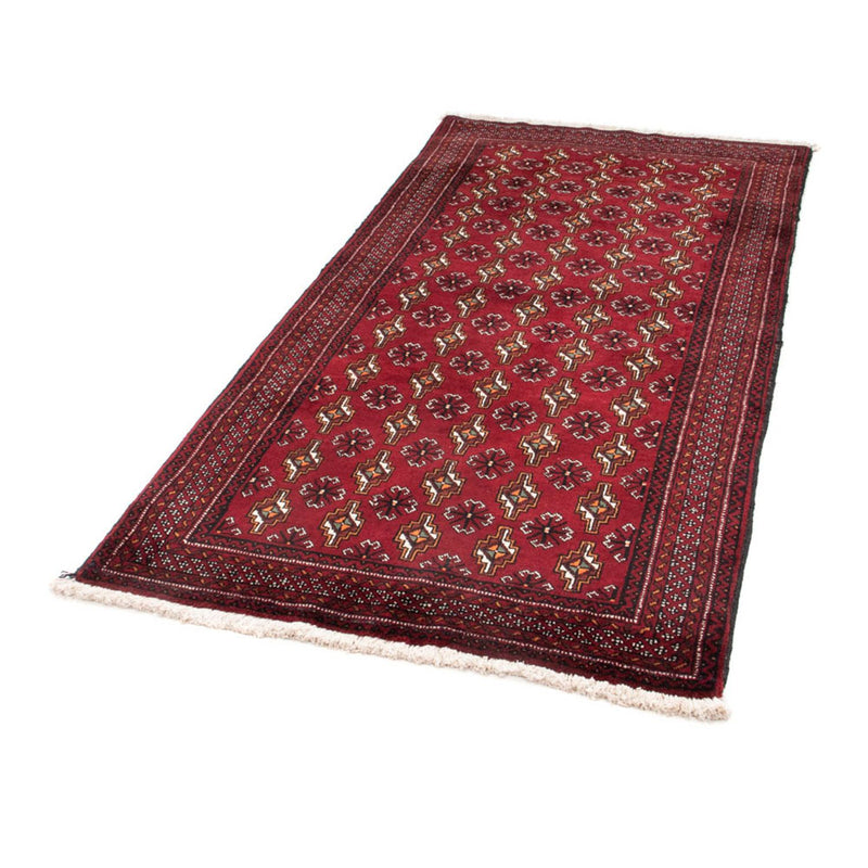Alfombra de pasillo Alfombra Belutsch - 194 x 101 cm - rojo oscuro