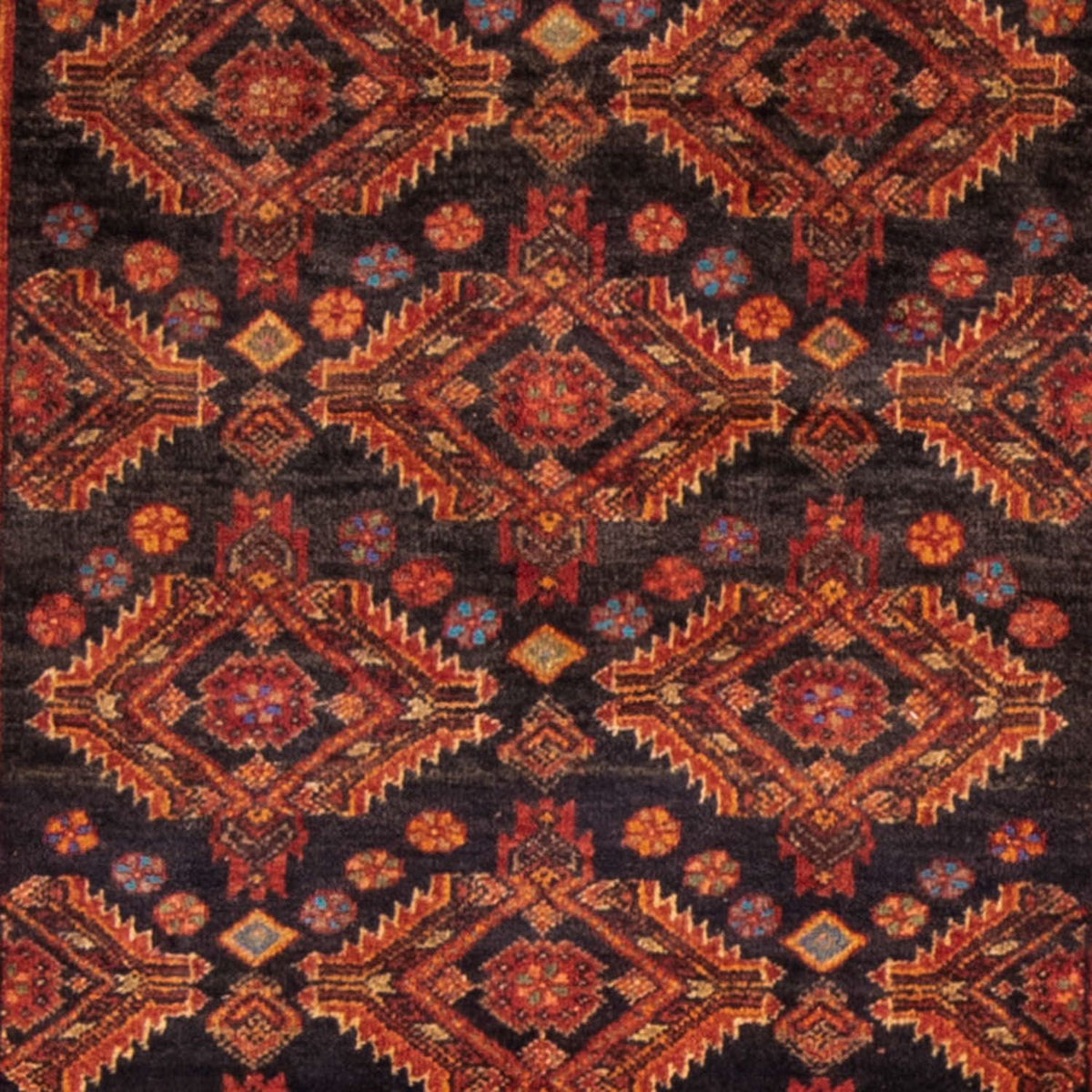 Alfombra de pasillo Alfombra Belutsch - 189 x 102 cm - óxido