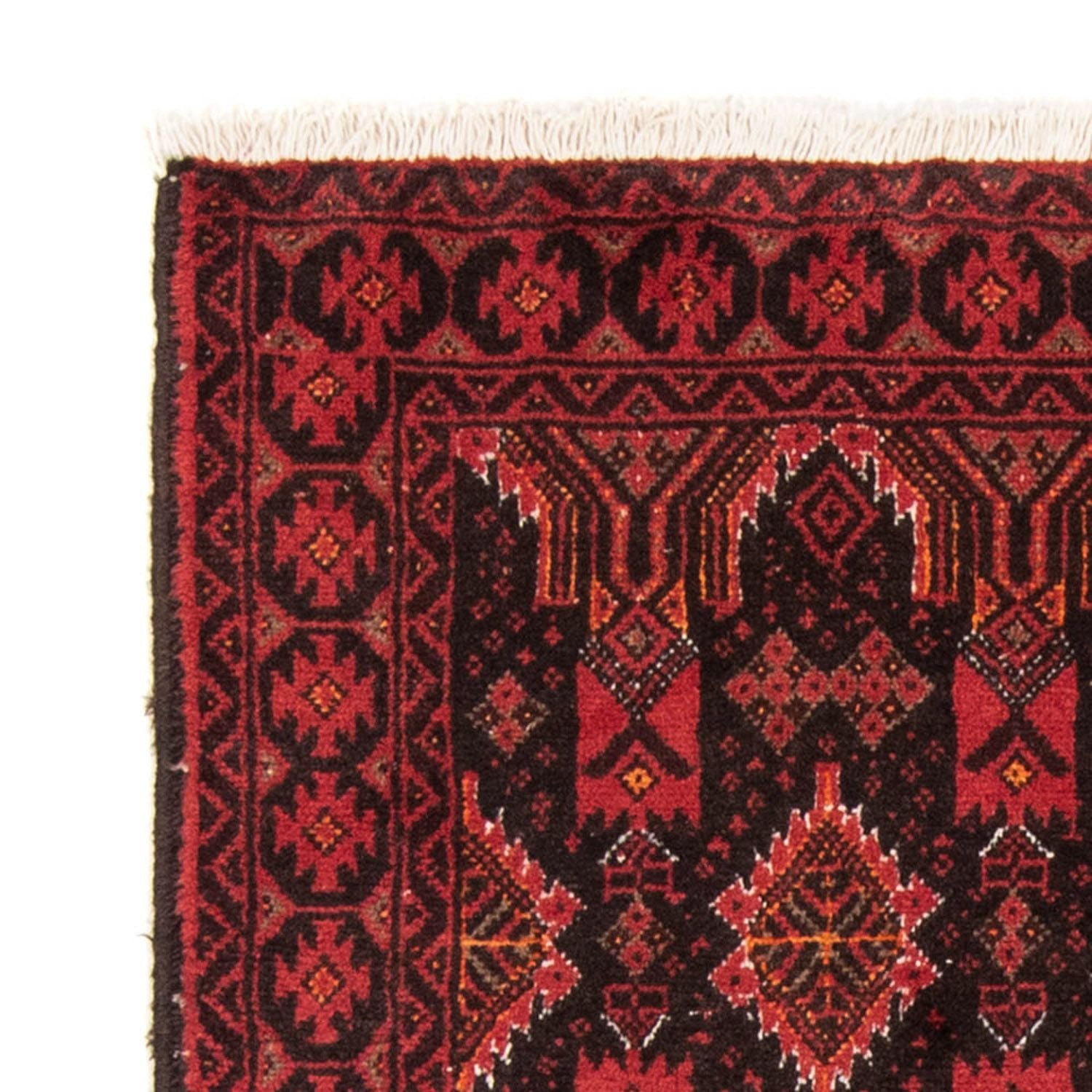 Alfombra de pasillo Alfombra Belutsch - 184 x 100 cm - rojo