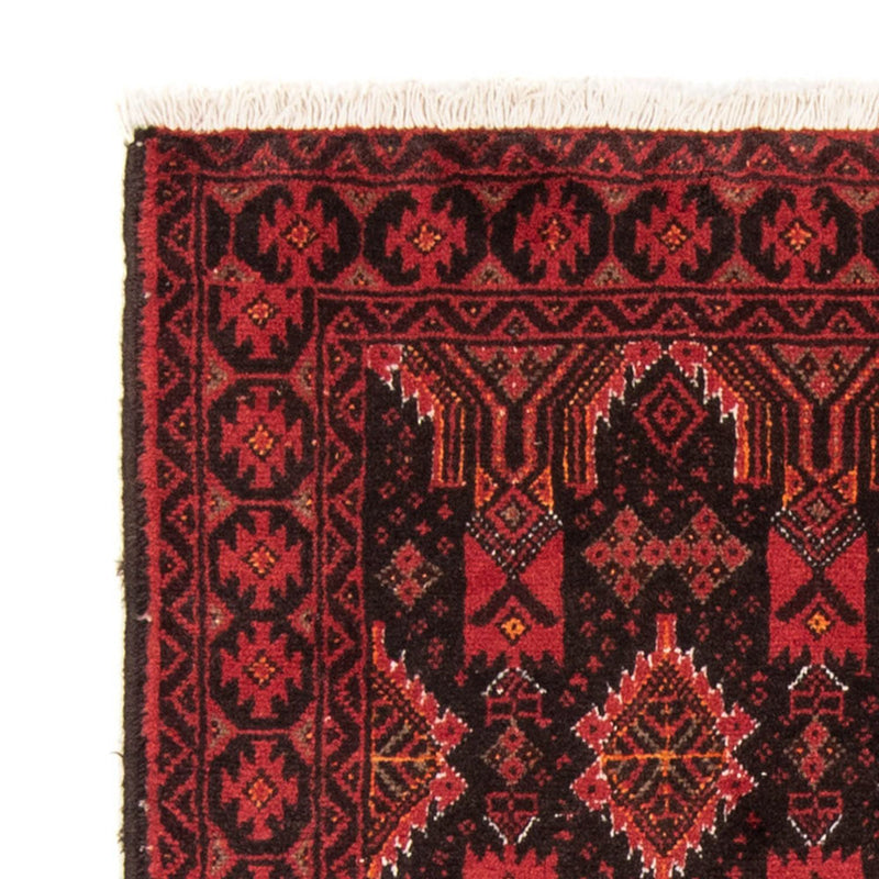 Alfombra de pasillo Alfombra Belutsch - 184 x 100 cm - rojo