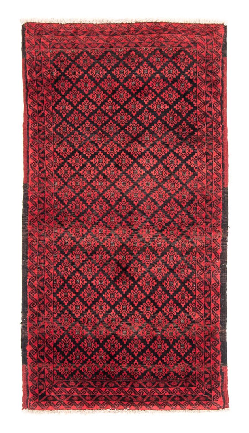 Alfombra de pasillo Alfombra Belutsch - 181 x 100 cm - rojo