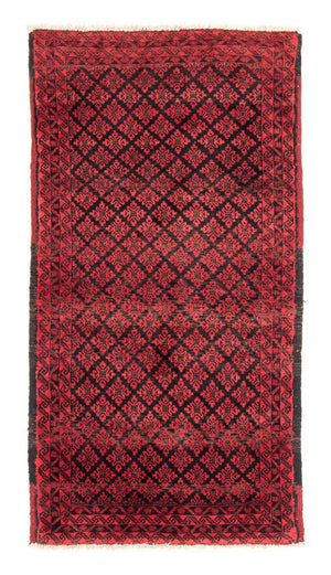 Alfombra de pasillo Alfombra Belutsch - 181 x 100 cm - rojo