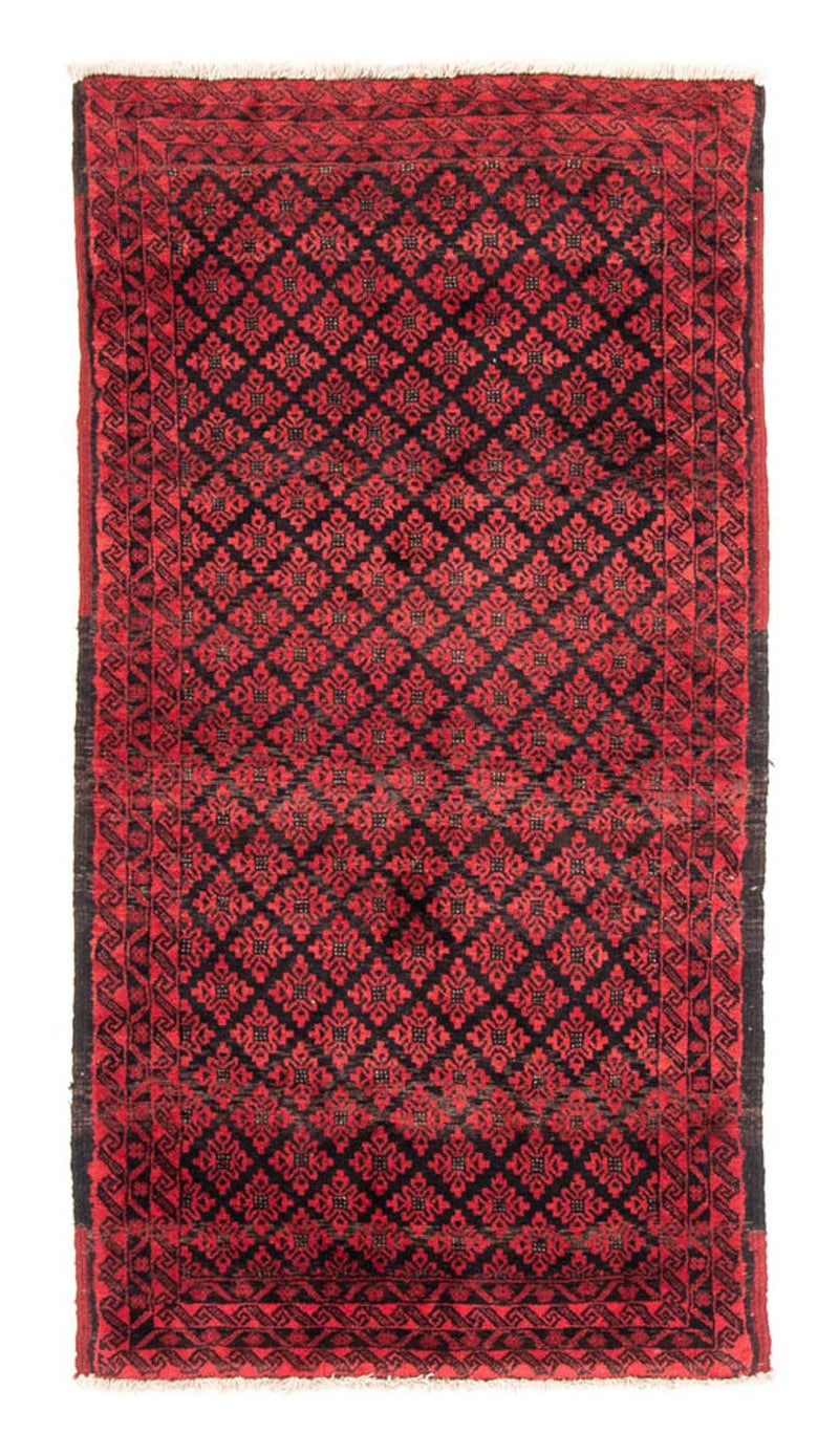 Alfombra de pasillo Alfombra Belutsch - 181 x 100 cm - rojo