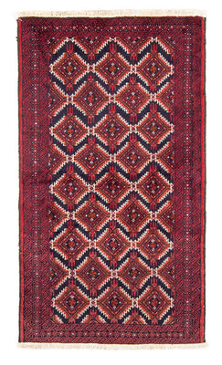 Alfombra de pasillo Alfombra Belutsch - 175 x 94 cm - rojo