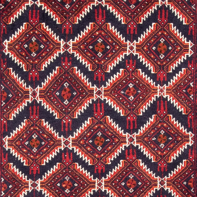Alfombra de pasillo Alfombra Belutsch - 175 x 94 cm - rojo