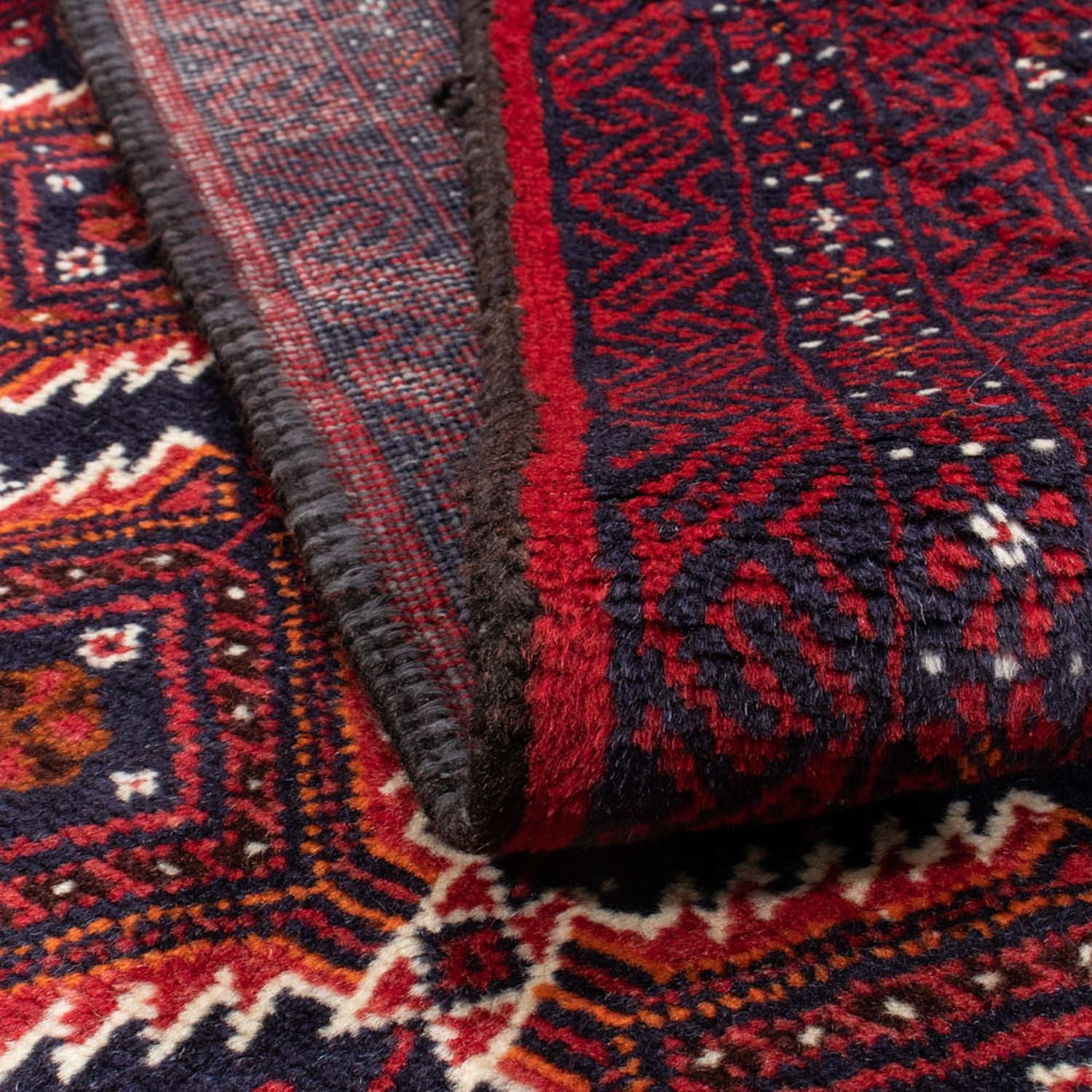 Alfombra de pasillo Alfombra Belutsch - 175 x 94 cm - rojo