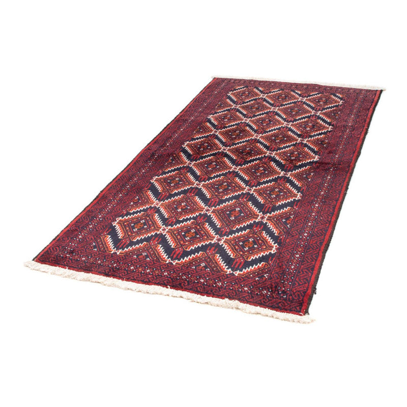 Alfombra de pasillo Alfombra Belutsch - 175 x 94 cm - rojo
