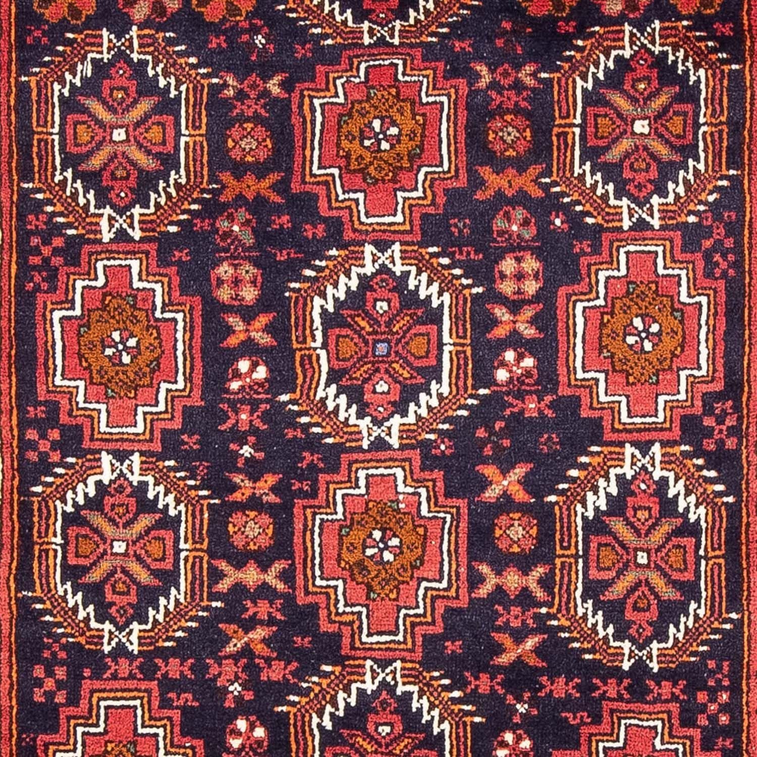 Alfombra de pasillo Alfombra Belutsch - 181 x 101 cm - azul oscuro