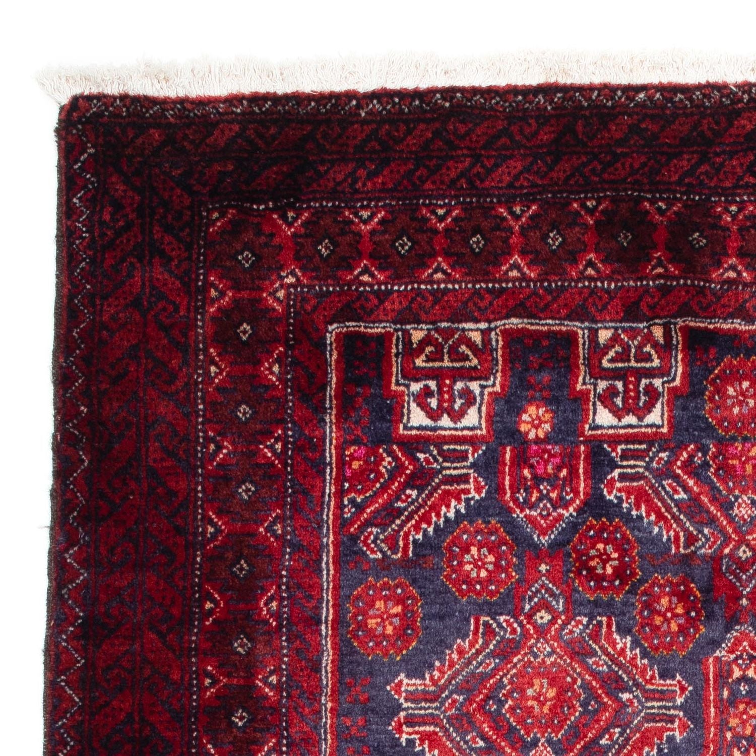 Alfombra Belutsch - 187 x 108 cm - azul oscuro