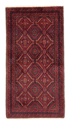Alfombra Belutsch - 167 x 87 cm - rojo