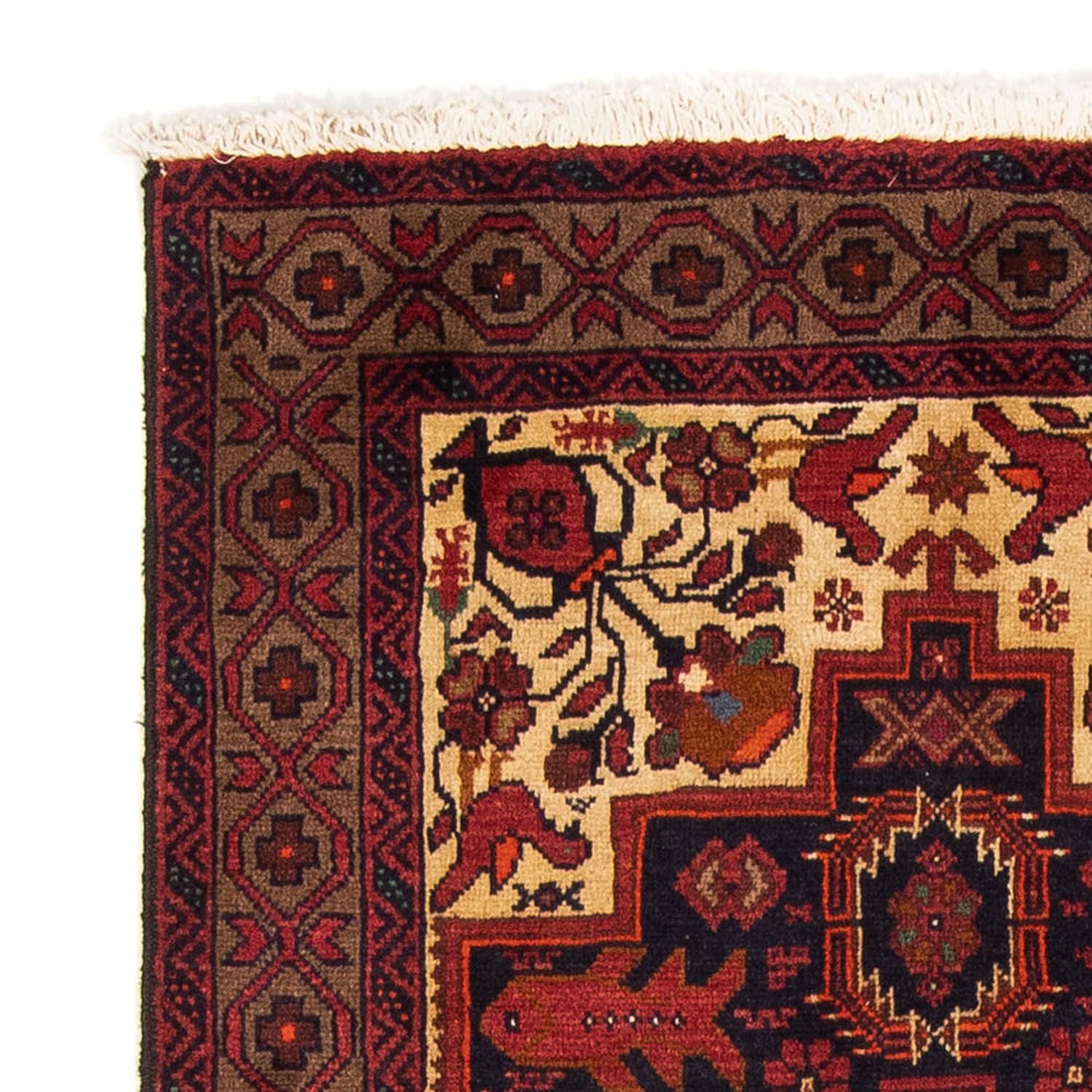 Alfombra de pasillo Alfombra Belutsch - 182 x 103 cm - rojo